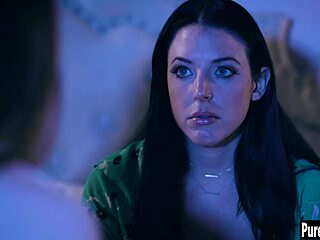 lesbian milf's huge boobs bounce wildly during intense fingering pussy session