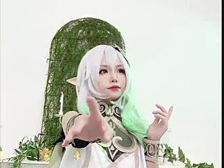 nahida cosplay asian costume play