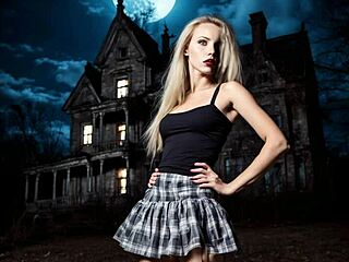 feel the erotic terror in this italian horror cosplay blowjob pmv