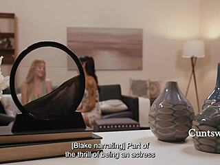 Lesbian Coach Shows Latina How to Slap Tits Lick Cunt to Orgasm!