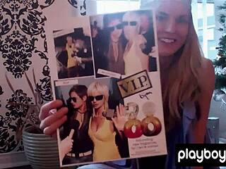 Petite sexy blonde karina marie strips naked outdoor ripping clothes to reveal shaved softcore body