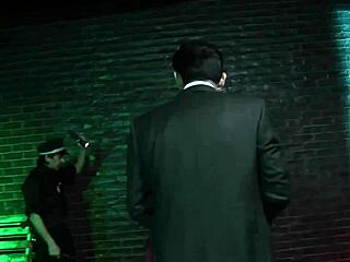 Cosplay Foursome Big Cocks Drill Tight Pussies Bent Over Doggystyle