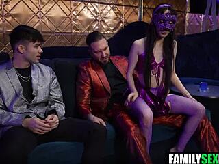 petite stripper stepdaughter offers pussy bribe stepdad stepbrother threesome