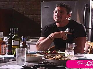 Tanned goddesses tera patrick and monique alexander squirt in toy domination orgy