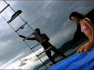 Exotic Natural Beauty Wildly Rides Hairy Anal On Rocking Boat With Passionate Outdoor Cowgirl Action