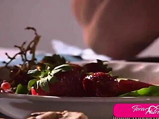 Tanned goddesses tera patrick and monique alexander squirt in toy domination orgy