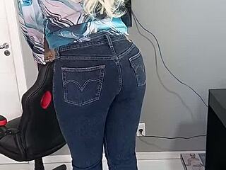 i slip into my sexy bikini showing off tan lines and curves