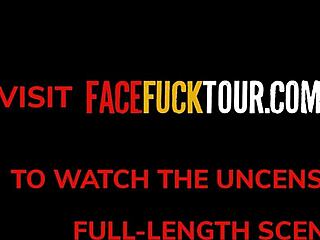 hey naughty latina bffs take rough deepthroat facefucks in sloppy homemade threesome