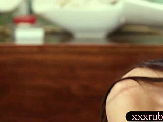 Big Butt Masseuse Takes Horny Client's Cock Deep!