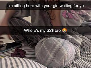 i can't believe my cheating college gf got fucked rough by daddy on snapchat, cucked me and took cum all over her ass... heart shattered