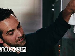 Sexy blonde screams as professor pounds her in classroom now!