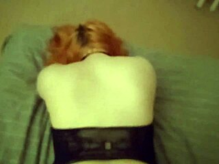 Chubby redhead amateur couple anal toys doggystyle to slow building orgasm