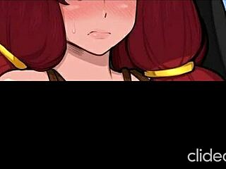 Irene Belserion's redhead gangbang bukkake humiliation by monster blue cocks crushes her