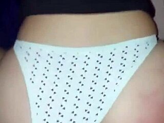 Thong Pushed Aside Cock Buried Balls Deep