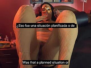 Latina influencer gets horny chatting with college perv