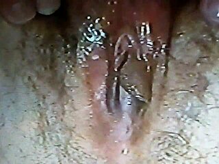 Intriguing Wife Slut Soaking Wet Horny Pussy Dripping Homemade