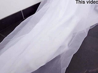 Bride nuria millan takes intense 6on1 deep slams and swallows