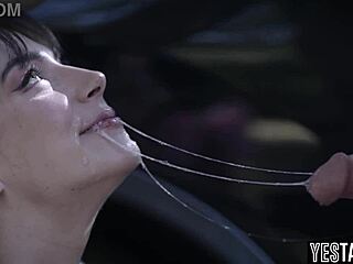 Stepdad, why sneak fuck stepsons big ass teen gf outdoors like this?