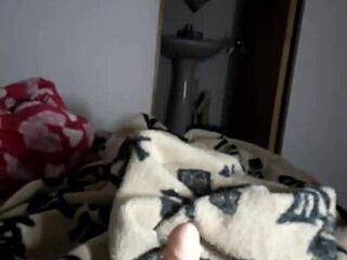 this dominant milf milks cock hard with her skilled feet in femdom footjob