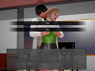 Blonde Master Fantasy with Big Tits in Headmaster Roleplay Part 1