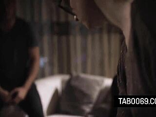 Bosses husband sneaks in to pound busty milf Lena Pauls tight ass hardcore taboo