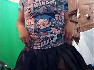 Petite brunette milf mother-in-law seduces stepson for real homemade ass fucking fun