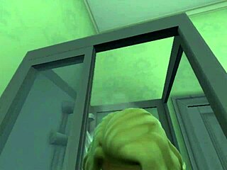 the latina slips into leather for steamy anal shower fantasy in ep11