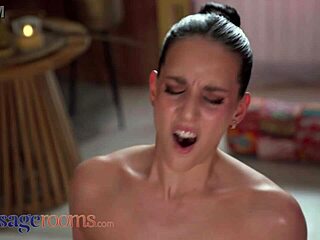 Betzz's oiled body trembles in intimate Czech passion