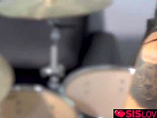 Brunette Teen Kitty Carrera Deepthroats Stepbro's Big Cock After Licking His Tattoo Ass