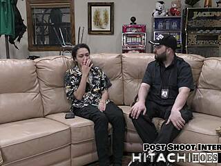 Mara Luv Freshman Spreads Shaved Pussy for Mandatory Hitachi Vibrator Orgasm Moaning Latex Gloves POV