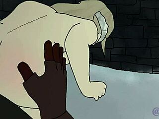 firekeeper's naughty vows lead to rough group pov blowjob anal cumshot hentai