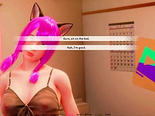 join julie in her playful redhead room adventure