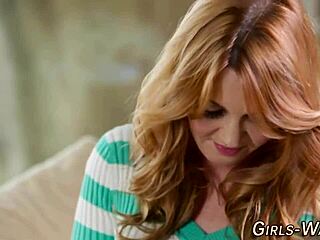 Vag Fingered Redhead Les Scissoring Stockings Small Tits Oral