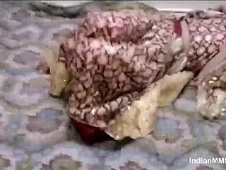 Skinny Indian Muslim Wife Deepthroats Husband's Friend Before Hardcore Bedroom Fuck