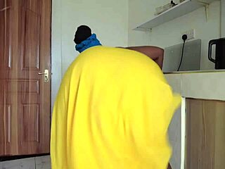 horny maid tempts boss for quick cowgirl ride on big ass