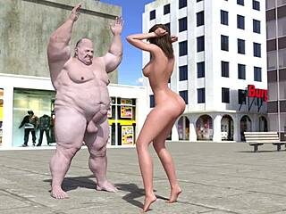 Sexy prostitute emma dances boobs out before public outdoor pounding