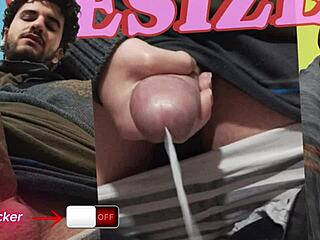 Wanna watch my huge balls swing while i stroke this monster cock then lick up every drop of cum?