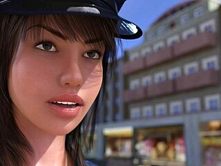 Sexy prostitute emma dances boobs out before public outdoor pounding