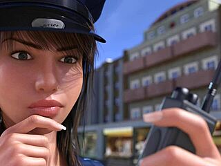 Sexy prostitute emma dances boobs out before public outdoor pounding