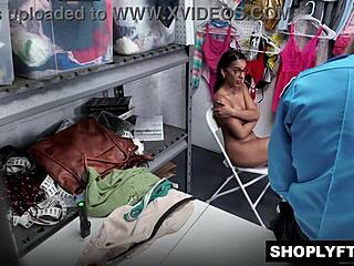 Officer McLane's cavity search on nerdy Claire Black turns into wild pussy pounding offer!