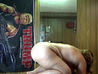 milf's massive tits bounce through intense hard orgasm