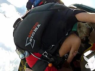 My heart pounds from that badass exclusive skydiving thrill in hd