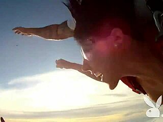 My heart pounds from that badass exclusive skydiving thrill in hd