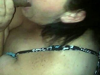 Young stud's mature fat bbw dick pleaser pov blowjob interracial