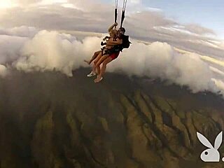 My heart pounds from that badass exclusive skydiving thrill in hd