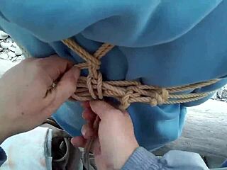 sofi bound tied up against sea reads book pov bondage!