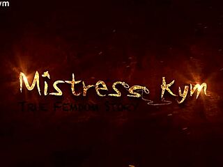 mistress kym teases sub's nipples in chastity 😈🔒💋