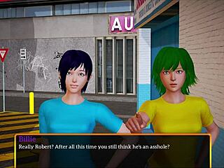 Hey, check my big tits in this new family game 313 scene?