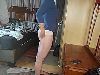 Lunch Break Handjob Turns into Doggy Creampie Surprise