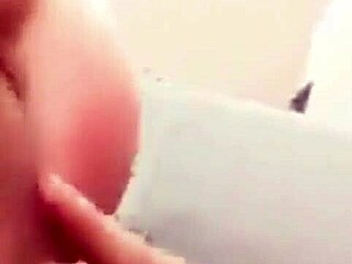 a horny wife and two buddies double penetrate her tight wet pussy and ass while cuckold watches